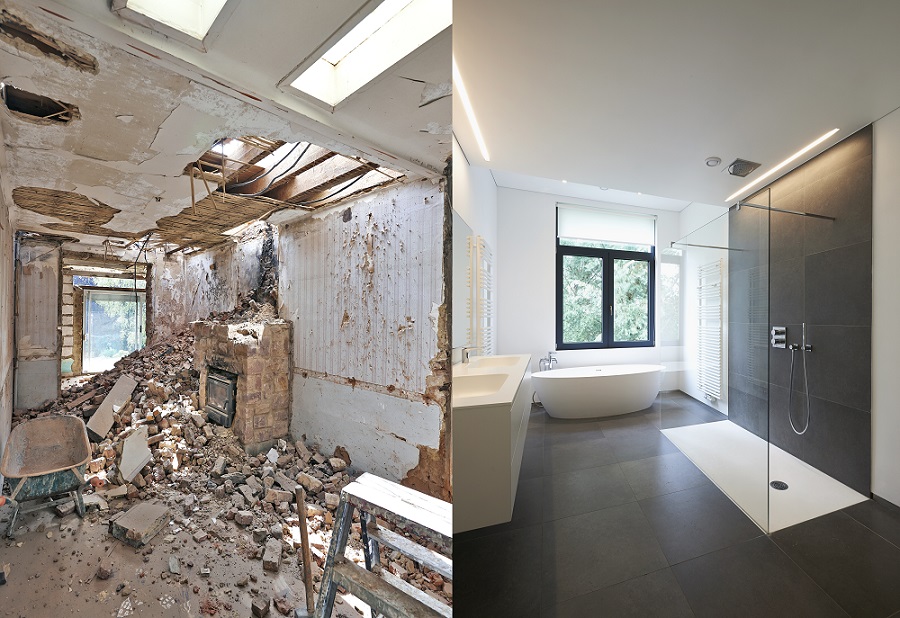 renovation before and after